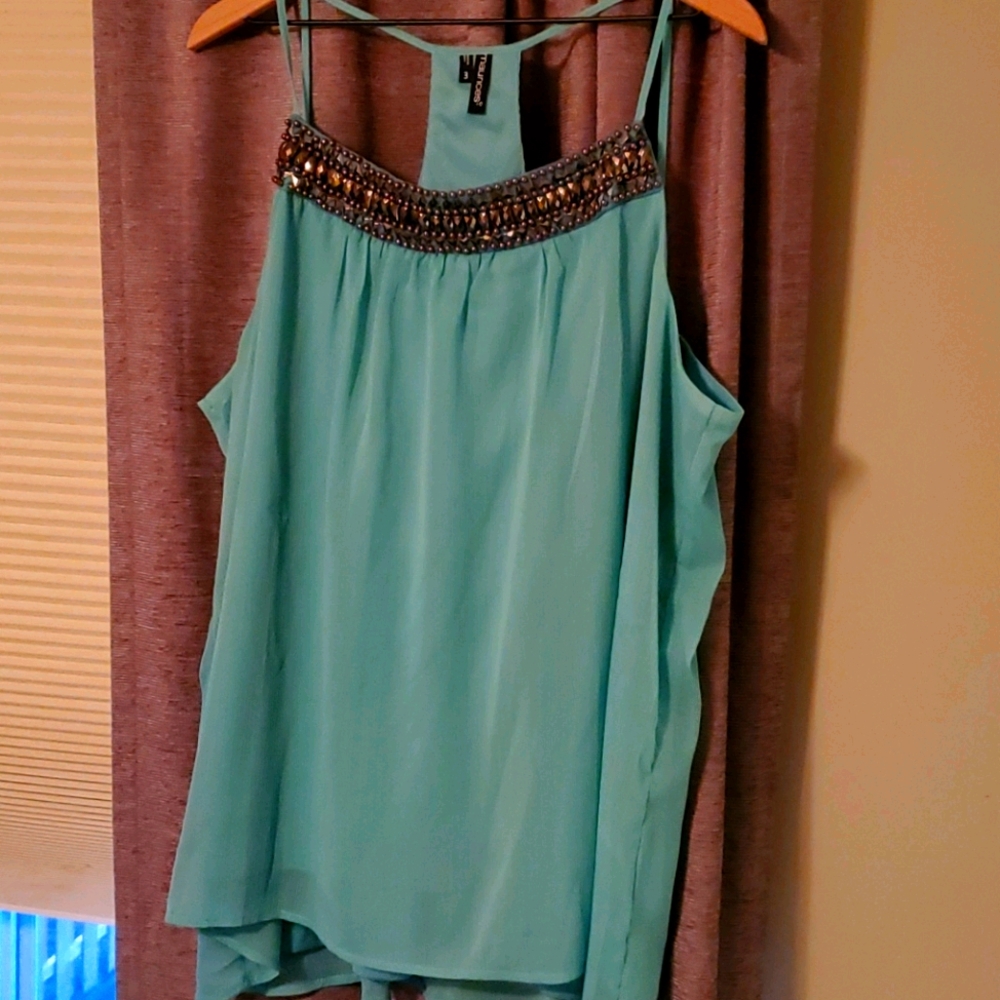 Maurices Flowy embellished tank